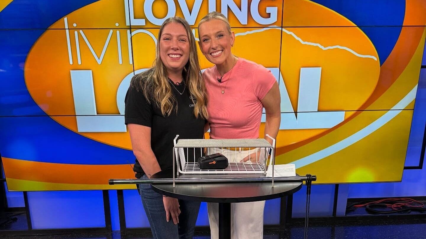 Professional home organizer in Colorado Springs featured on Fox21 News sharing decluttering advice