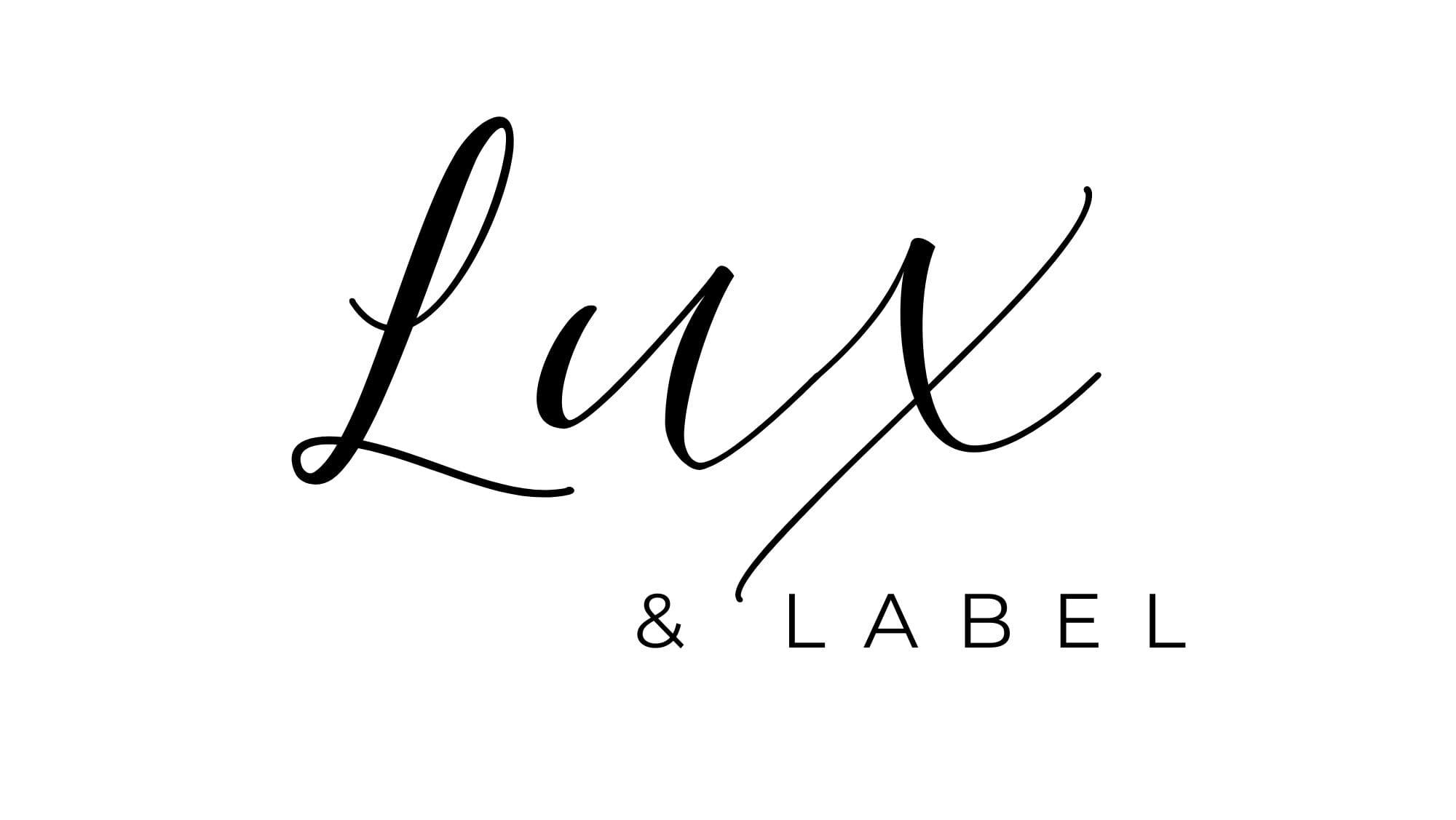 Lux & Label logo - luxury home organizing in Colorado Springs